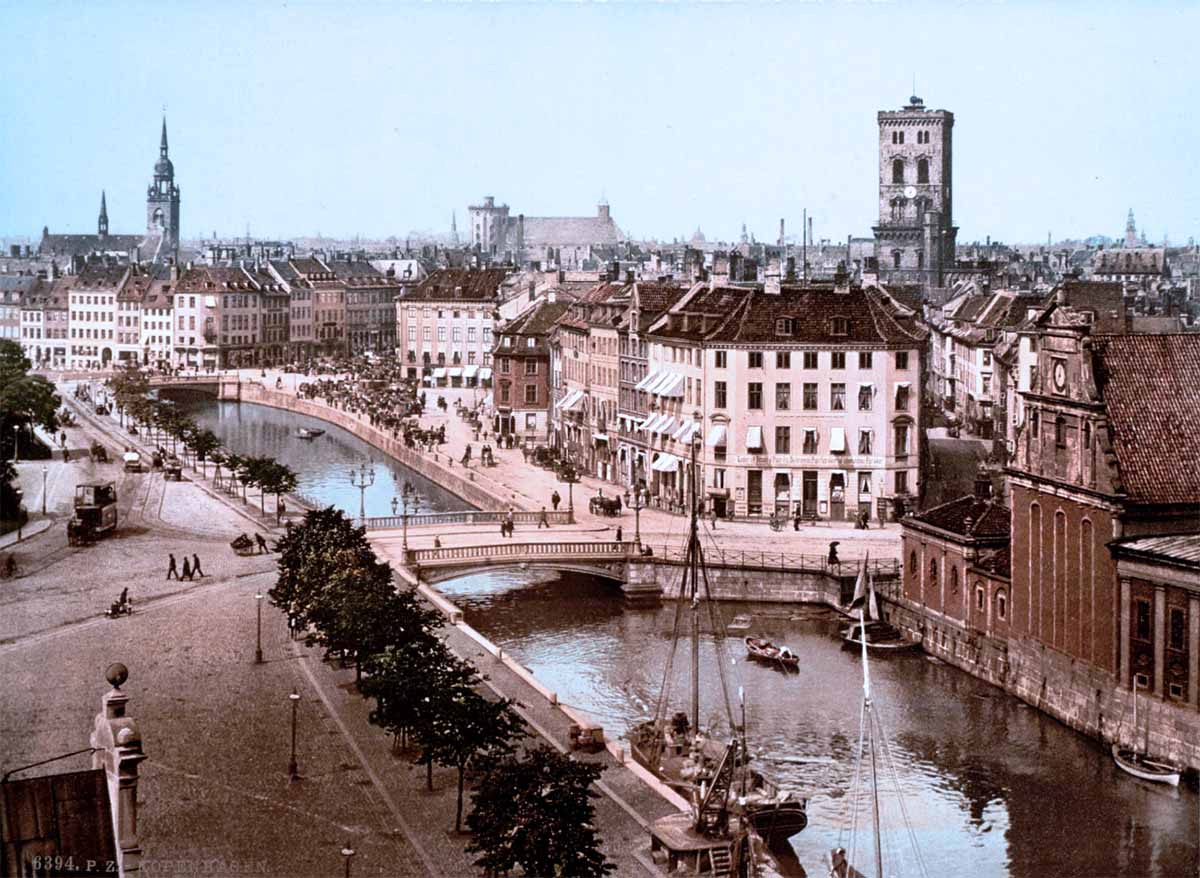 Copenhagen, Denmark, between 1890 and 1900. Library of Congress