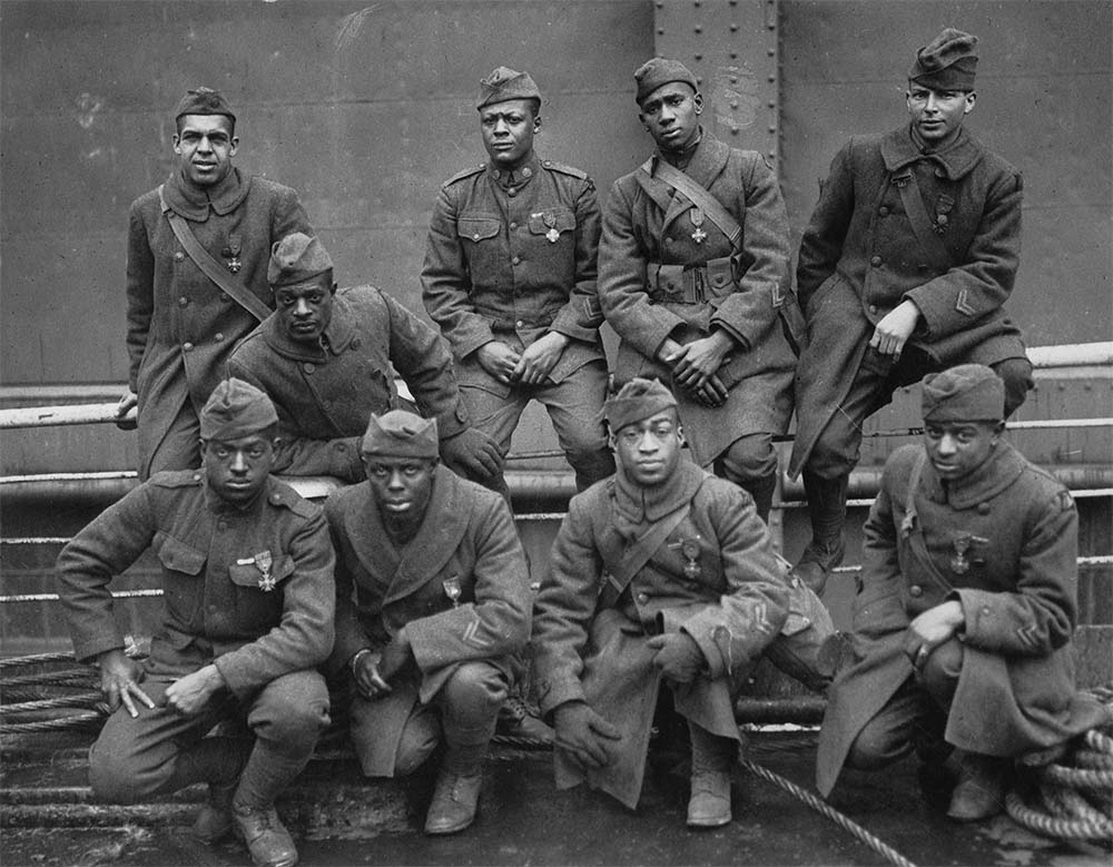 Some of the 369th (15th N.Y.) Who Won the Croix de Guerre for Gallantry in Action, 1919